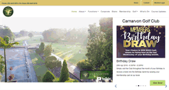 Desktop Screenshot of carnarvongolf.com.au